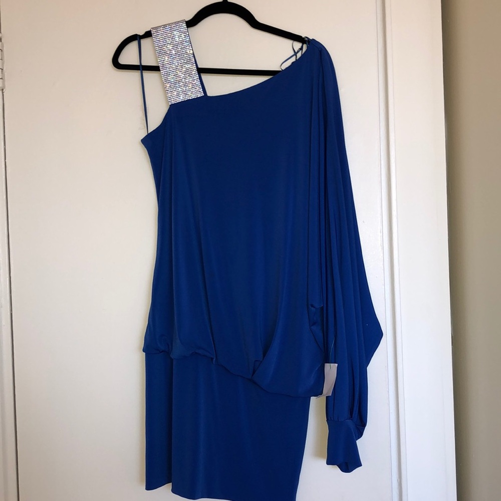 Upscale dress with sparkling accents